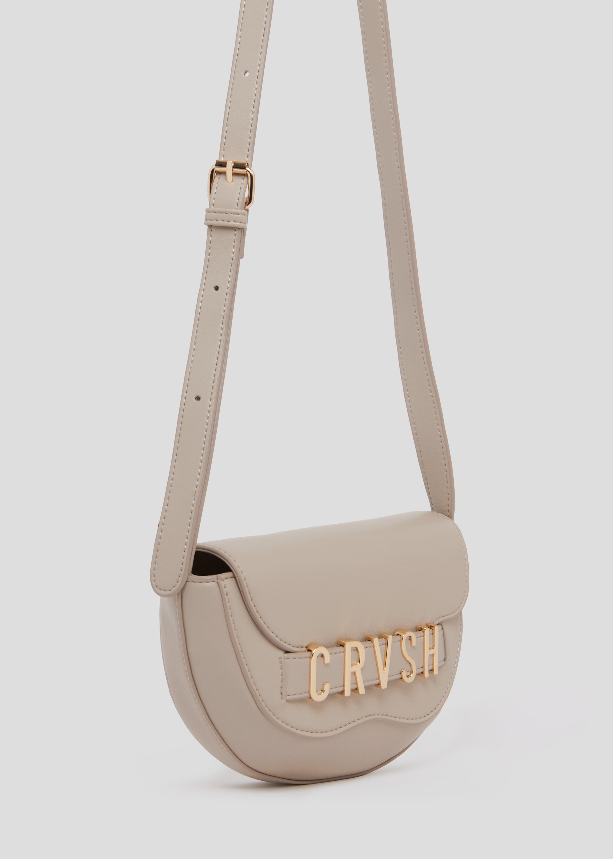 Bolso bandolera ANI OFF WHITE de CRVSH