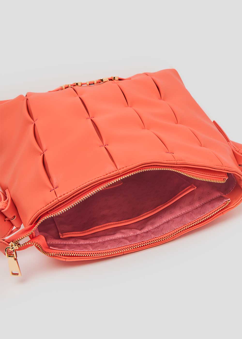 Bolso shopper Candela Coral de CRVSH