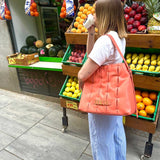 Bolso shopper Candela Coral de CRVSH