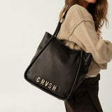 Bolso shopper Nicosia negro de CRVSH