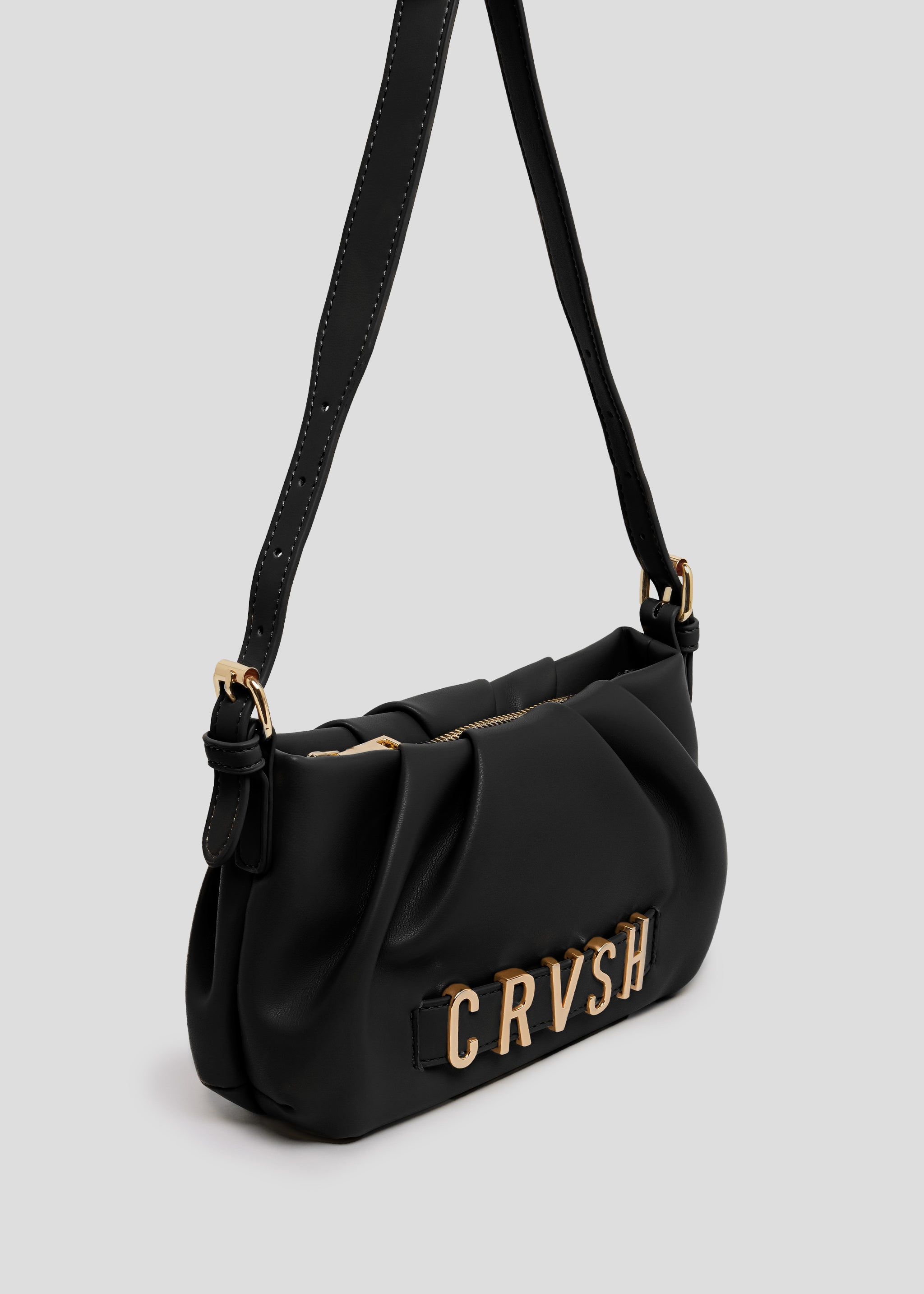 Bolso de hombro Electra Negro de CRVSH