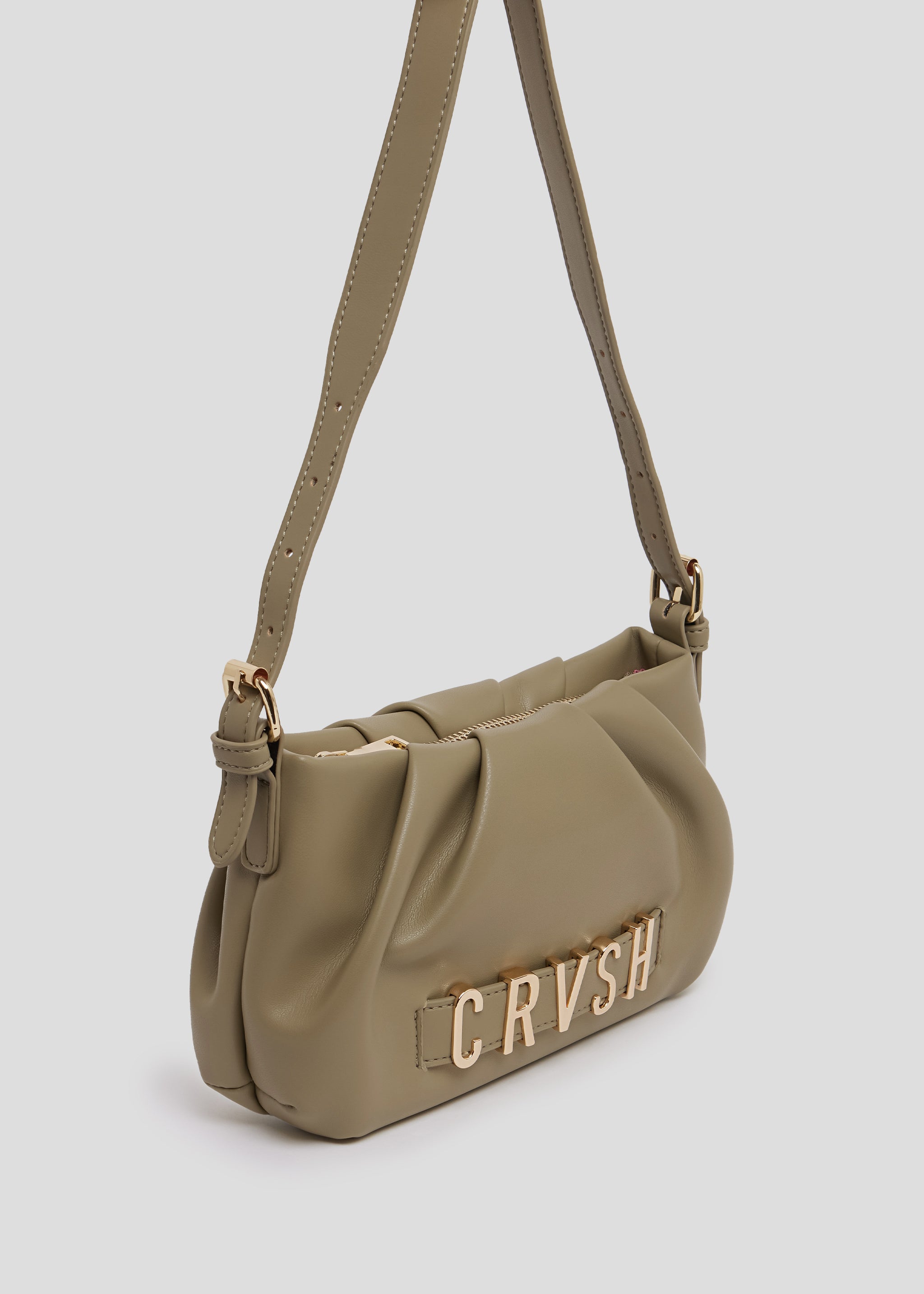 Bolso de hombro Electra Verde de CRVSH