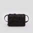 Bolso bandolera de piel vegana Lina de CRVSH, Negro