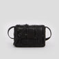 Bolso bandolera de piel vegana Lina de CRVSH, Negro