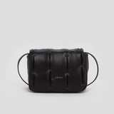 Bolso bandolera de piel vegana Lina de CRVSH, Negro