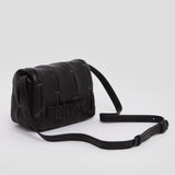 Bolso bandolera de piel vegana Lina de CRVSH, Negro