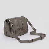 Bolso bandolera de piel vegana Lina de CRVSH, Plata