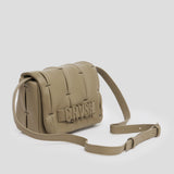 Bolso bandolera de piel vegana Lina de CRVSH, Verde