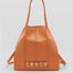 Bolso shopper de piel vegana de máxima calidad modelo MARÍA naranja