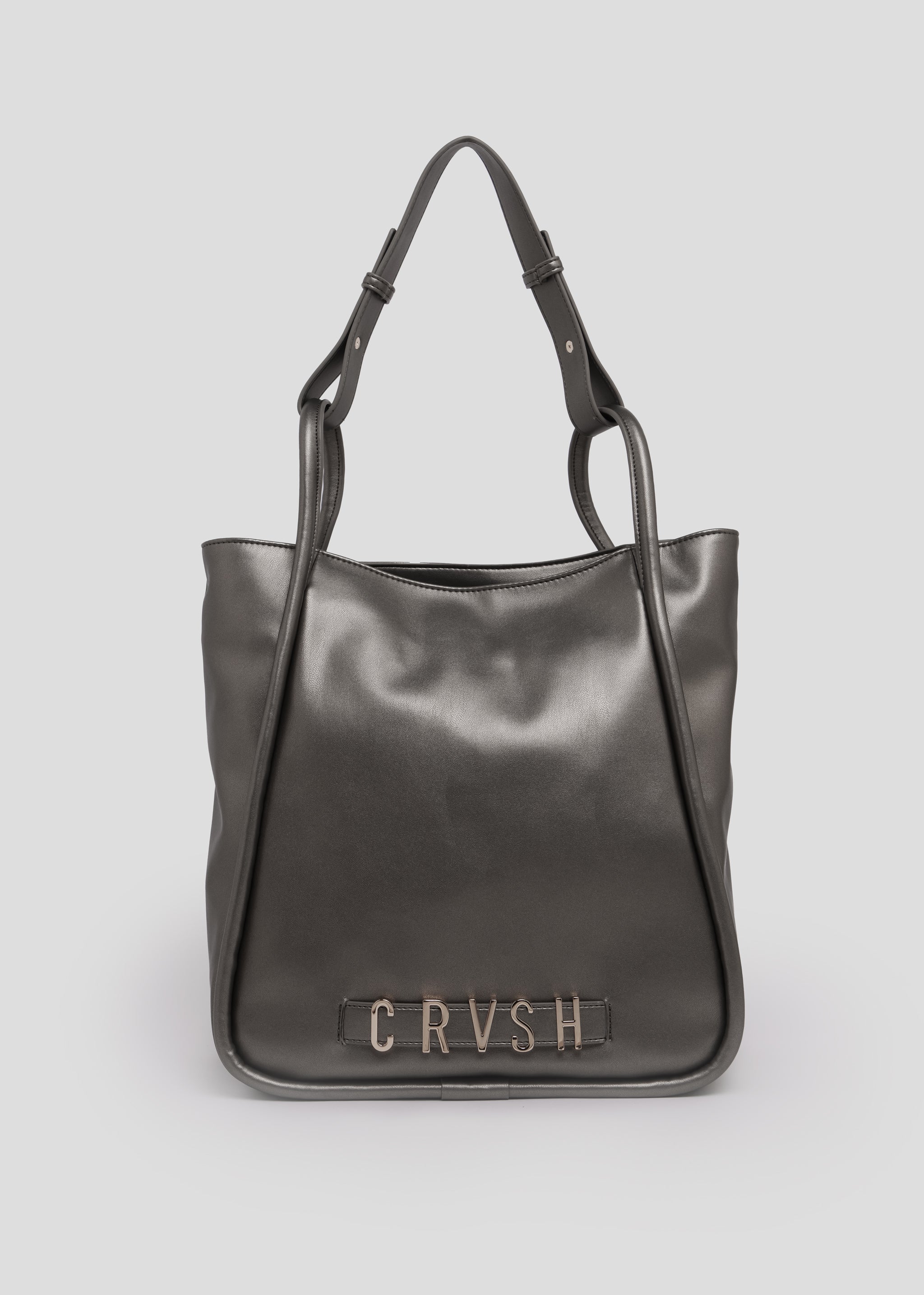 Bolso shopper Nicosia plata de CRVSH