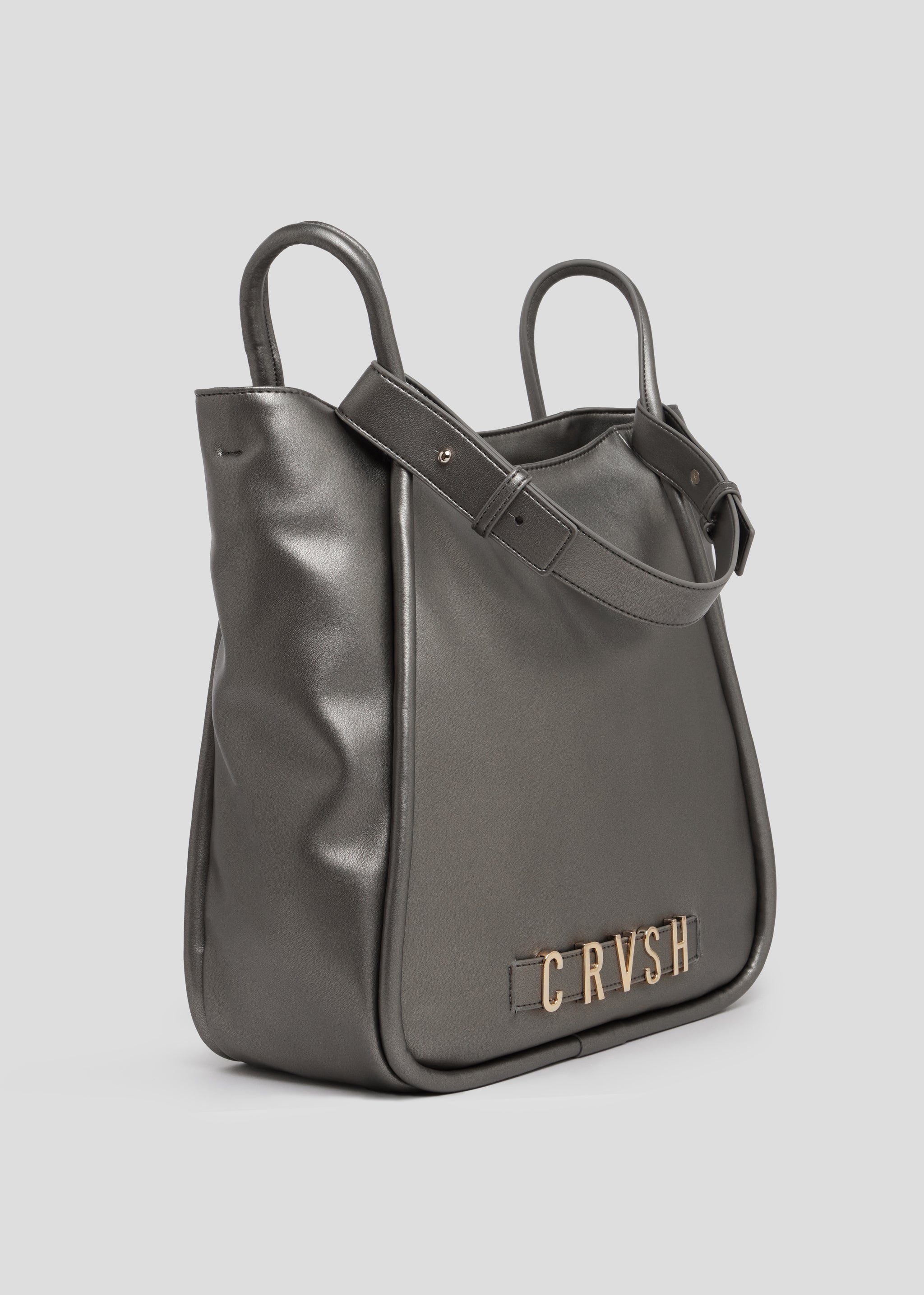 Bolso shopper Nicosia plata de CRVSH