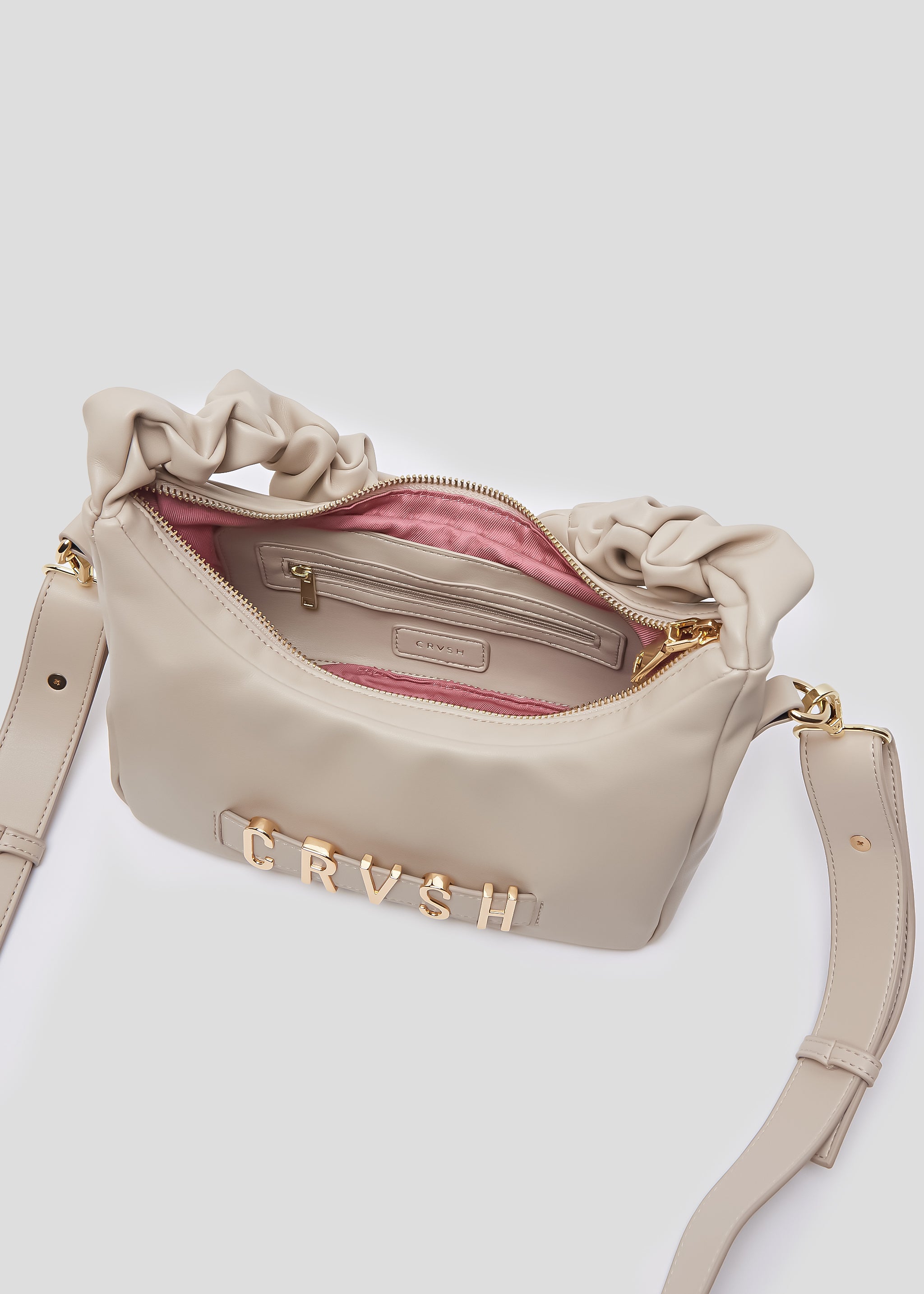 Bolso bandolera Paulina Off White de CRVSH