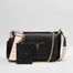 Bolso bandolera de CRVSH 3 en 1 modelo VICTORIA GLASTONBURY NEGRO