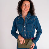 Bolso bandolera de CRVSH 3 en 1 modelo VICTORIA GLASTONBURY VERDE