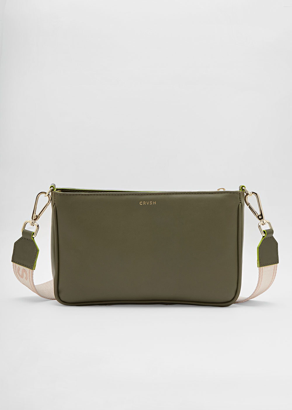 Bolso bandolera de CRVSH 3 en 1 modelo VICTORIA GLASTONBURY VERDE