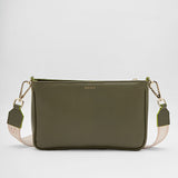 Bolso bandolera de CRVSH 3 en 1 modelo VICTORIA GLASTONBURY VERDE