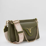 Bolso bandolera de CRVSH 3 en 1 modelo VICTORIA GLASTONBURY VERDE