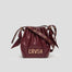 Bolso bombonera Alexia Burgundy