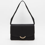 Bolso bandolera HAYLEY de piel vegana de CRVSH, NEGRO